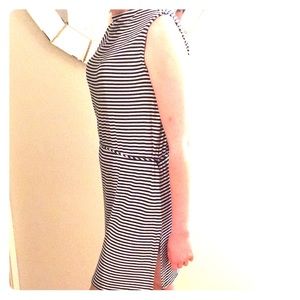 Stripe summer shift dress